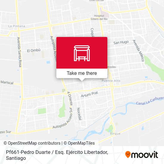 Pf661-Pedro Duarte / Esq. Ejército Libertador map