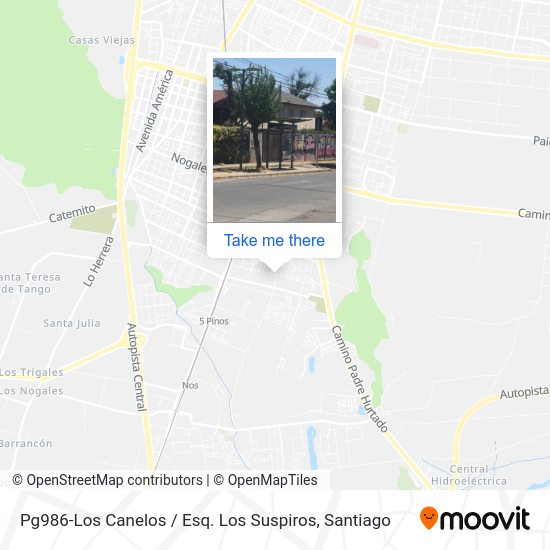 Pg986-Los Canelos / Esq. Los Suspiros map