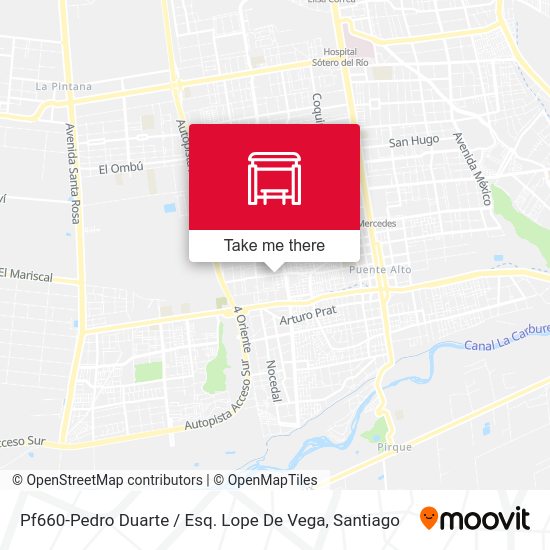 Pf660-Pedro Duarte / Esq. Lope De Vega map