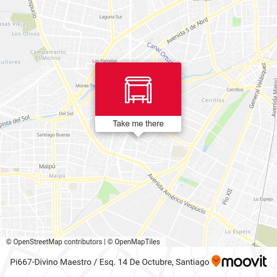 Mapa de Pi667-Divino Maestro / Esq. 14 De Octubre
