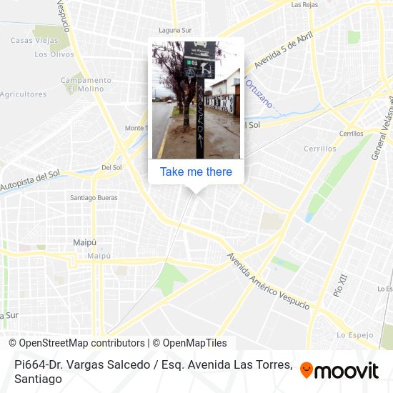 Mapa de Pi664-Dr. Vargas Salcedo / Esq. Avenida Las Torres