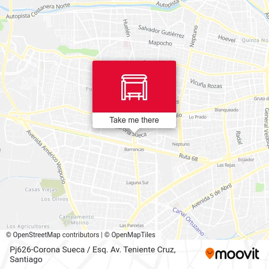 Pj626-Corona Sueca / Esq. Av. Teniente Cruz map