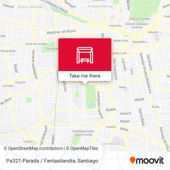 Mapa de Pa321-Parada / Fantasilandia