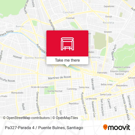 Pa327-Parada 4 / Puente Bulnes map