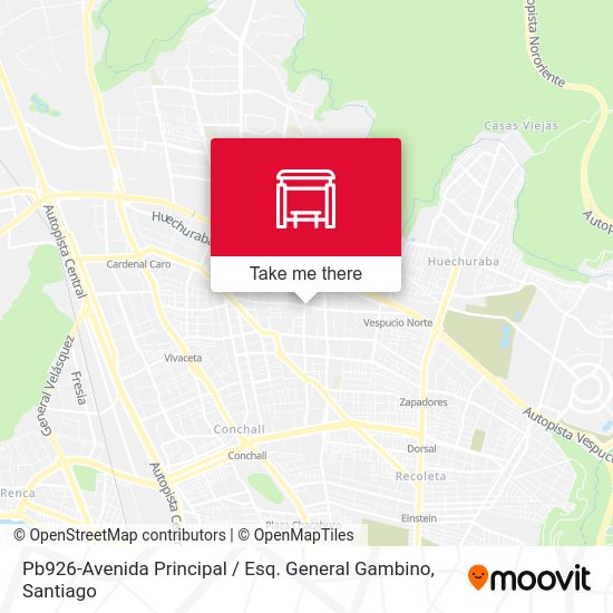 Mapa de Pb926-Avenida Principal / Esq. General Gambino