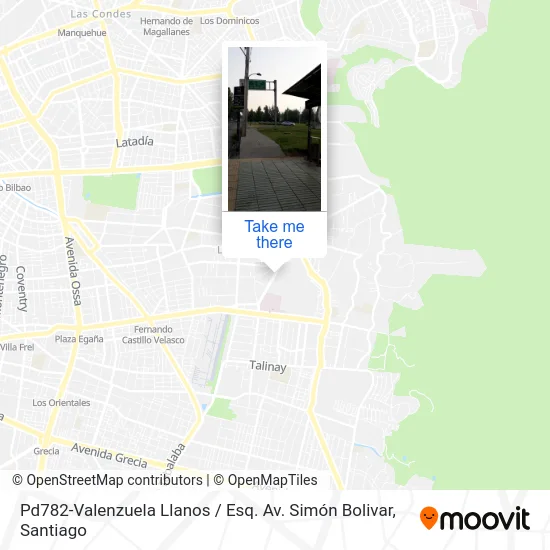 Pd782-Valenzuela Llanos / Esq. Av. Simón Bolivar map