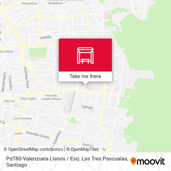 Mapa de Pd780-Valenzuela Llanos / Esq. Las Tres Pascualas