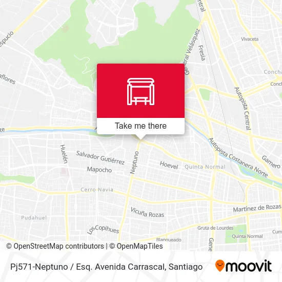 Mapa de Pj571-Neptuno / Esq. Avenida Carrascal