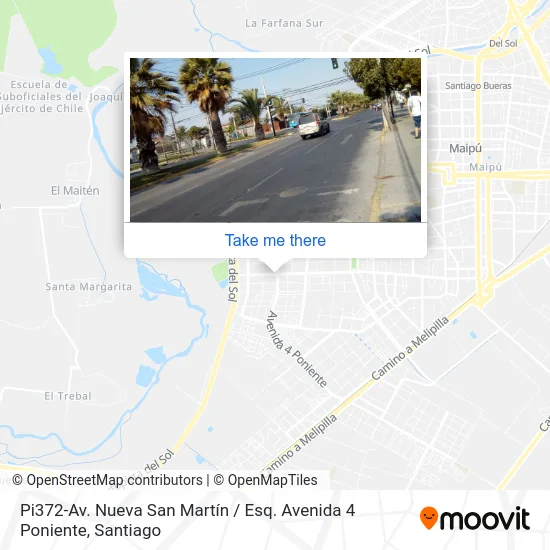 Pi372-Av. Nueva San Martín / Esq. Avenida 4 Poniente map