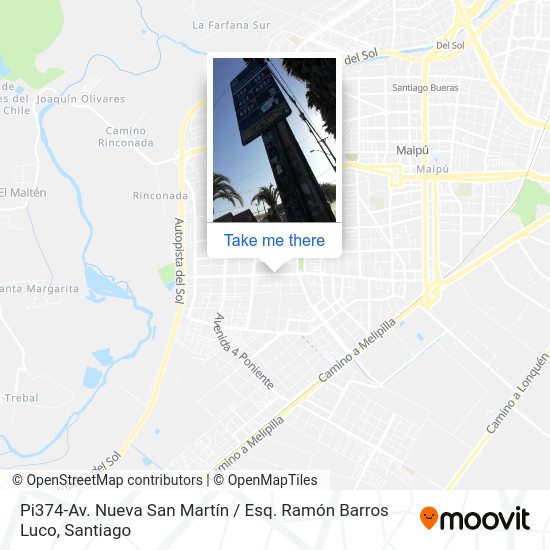 Pi374-Av. Nueva San Martín / Esq. Ramón Barros Luco map
