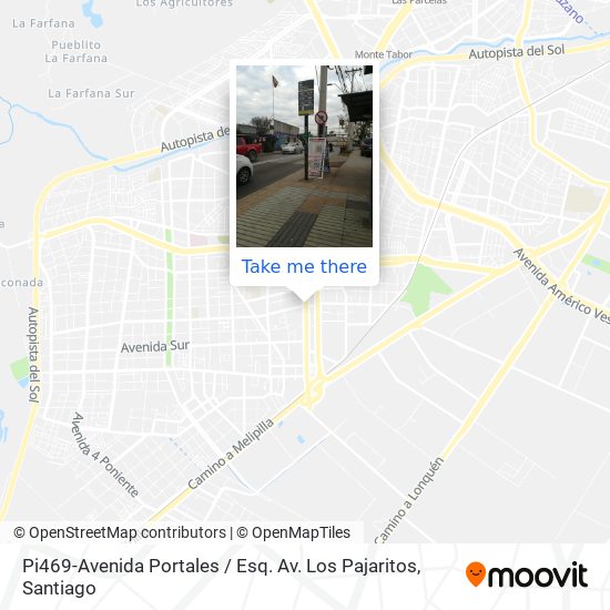 Pi469-Avenida Portales / Esq. Av. Los Pajaritos map