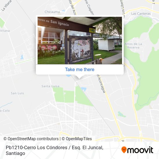 Pb1210-Cerro Los Cóndores / Esq. El Juncal map