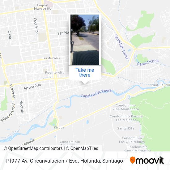 Mapa de Pf977-Av. Circunvalación / Esq. Holanda