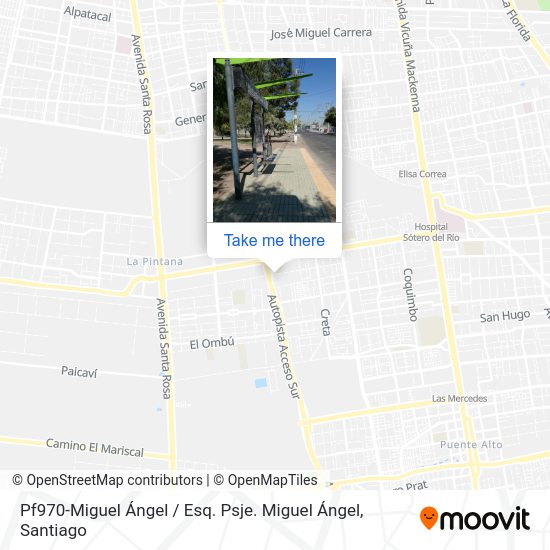 Mapa de Pf970-Miguel Ángel / Esq. Psje. Miguel Ángel