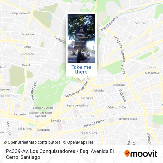 Pc339-Av. Los Conquistadores / Esq. Avenida El Cerro map