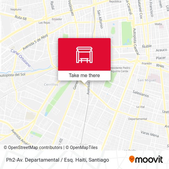 Mapa de Ph2-Av. Departamental / Esq. Haití