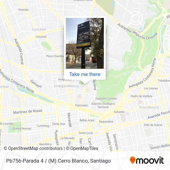 Pb756-Parada 4 / (M) Cerro Blanco map