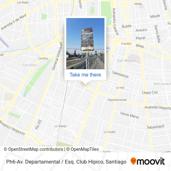 Ph6-Av. Departamental / Esq. Club Hípico map