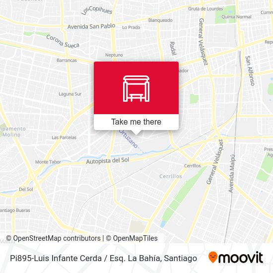 Pi895-Luis Infante Cerda / Esq. La Bahía map