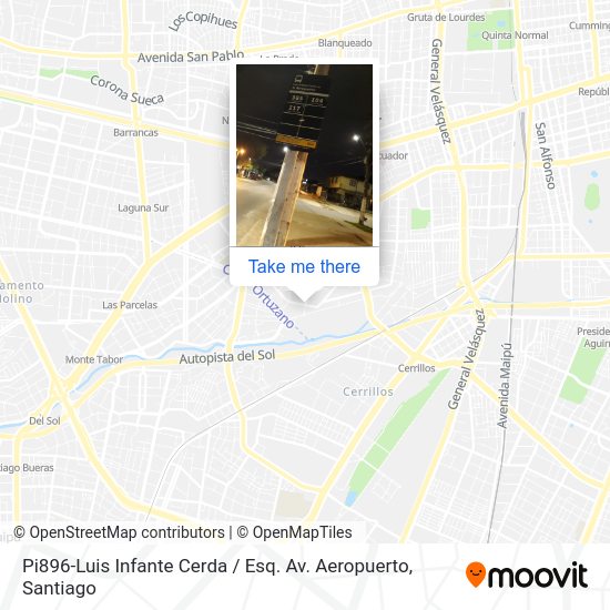 Pi896-Luis Infante Cerda / Esq. Av. Aeropuerto map