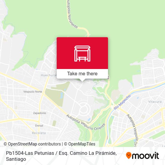 Pb1504-Las Petunias / Esq. Camino La Pirámide map