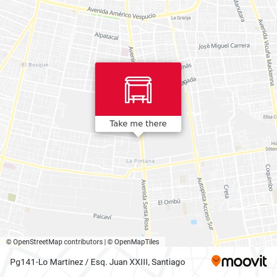 Mapa de Pg141-Lo Martínez / Esq. Juan XXIII