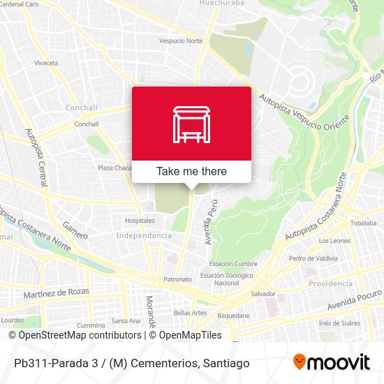 Pb311-Parada 3 / (M) Cementerios map