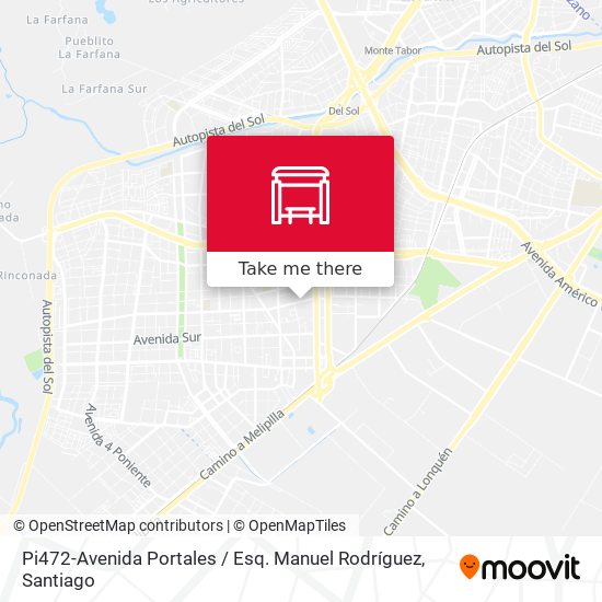 Pi472-Avenida Portales / Esq. Manuel Rodríguez map