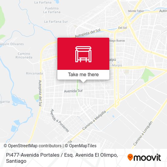 Mapa de Pi477-Avenida Portales / Esq. Avenida El Olimpo