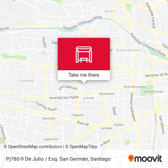 Pj780-9 De Julio / Esq. San Germán map
