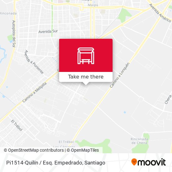 Pi1514-Quilín / Esq. Empedrado map