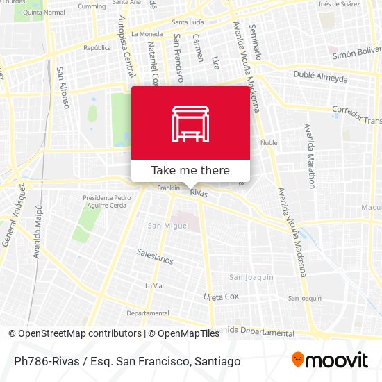 Ph786-Rivas / Esq. San Francisco map