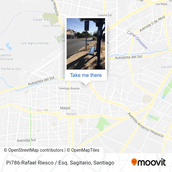 Pi786-Rafael Riesco / Esq. Sagitario map