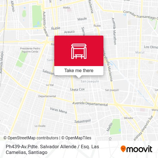 Ph439-Av.Pdte. Salvador Allende / Esq. Las Camelias map