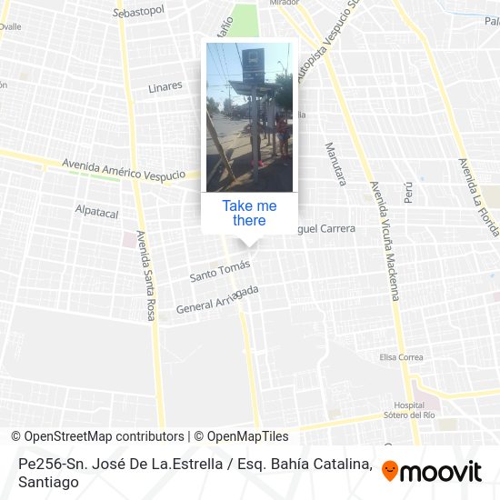 Mapa de Pe256-Sn. José De La.Estrella / Esq. Bahía Catalina