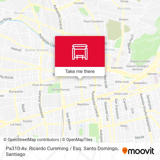 Pa310-Av. Ricardo Cumming / Esq. Santo Domingo map