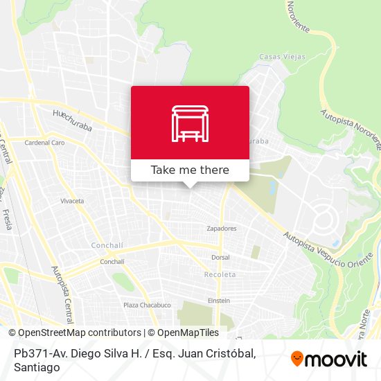 Mapa de Pb371-Av. Diego Silva H. / Esq. Juan Cristóbal