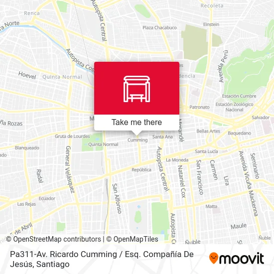 Pa311-Av. Ricardo Cumming / Esq. Compañía De Jesús map