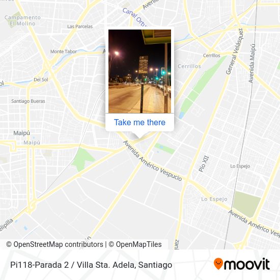 Pi118-Parada 2 / Villa Sta. Adela map