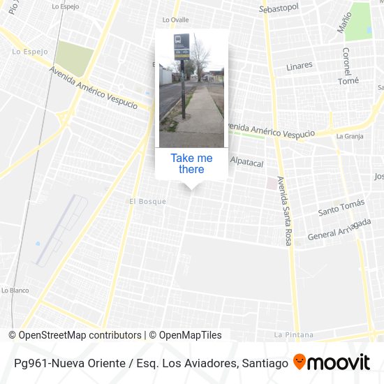 Mapa de Pg961-Nueva Oriente / Esq. Los Aviadores