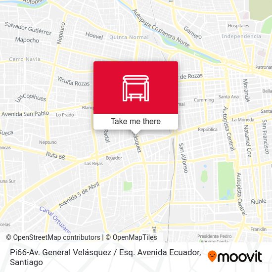 Pi66-Av. General Velásquez / Esq. Avenida Ecuador map
