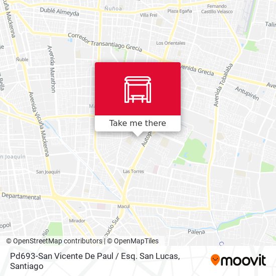 Pd693-San Vicente De Paul / Esq. San Lucas map