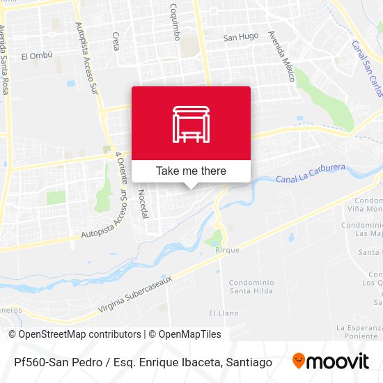 Pf560-San Pedro / Esq. Enrique Ibaceta map