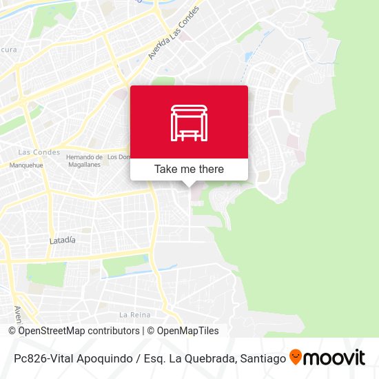 Pc826-Vital Apoquindo / Esq. La Quebrada map