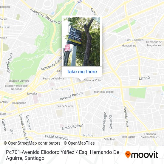 Pc701-Avenida Eliodoro Yáñez / Esq. Hernando De Aguirre map