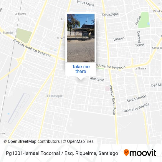 Mapa de Pg1301-Ismael Tocornal / Esq. Riquelme