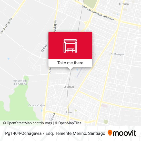 Mapa de Pg1404-Ochagavía / Esq. Teniente Merino