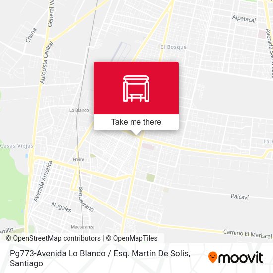 Pg773-Avenida Lo Blanco / Esq. Martín De Solis map