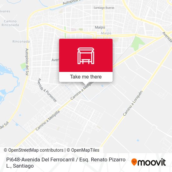 Pi648-Avenida Del Ferrocarril / Esq. Renato Pizarro L. map