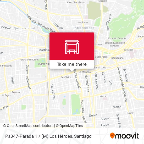 Pa347-Parada 1 / (M) Los Héroes map